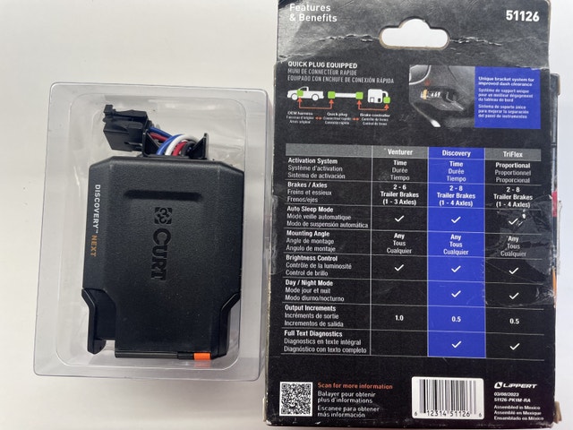 New Curt Discovery Next brake controller 51126 - photo 3