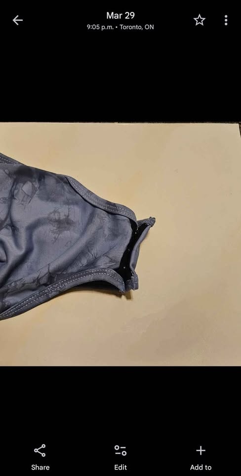 Grey Marble Pattern Leotard – Mint Condition - photo 4