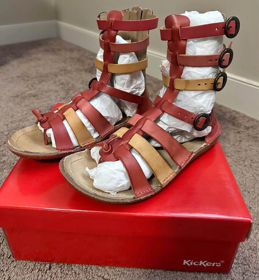 KICKERS PEPITA 3 GLADIATOR SANDAL Size : USA 7,5 (EUR 38) $200