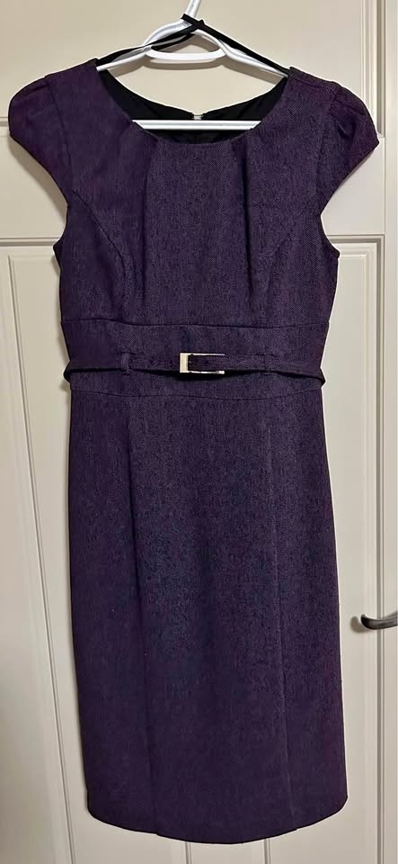 Never Worn Le Chateau Dress (Dark Purple) Size : Small
