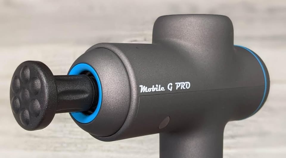 BRAND NEW MOBILE G PRO COBALT BLUE PROFESSIONAL MASSAGE GUN - photo 5
