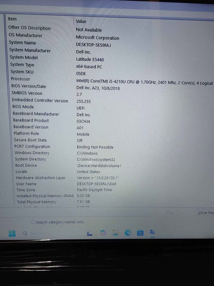 Dell laptop i5 128GB SSD 8GB RAM - photo 4