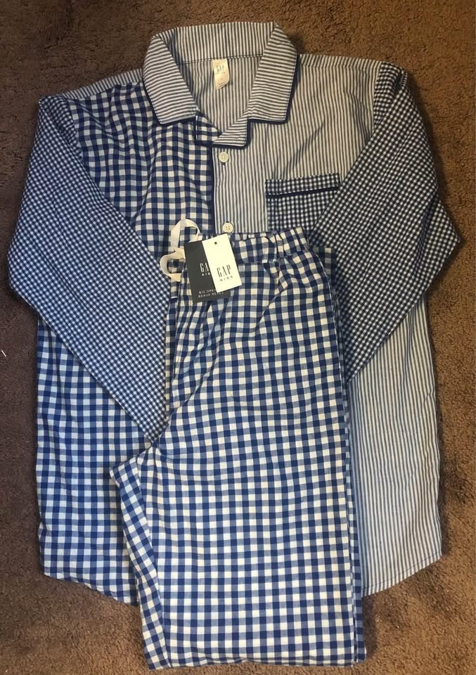BNWT Gap Boys PJ Set Size : 14 (blue and grey) $30 each - photo 2
