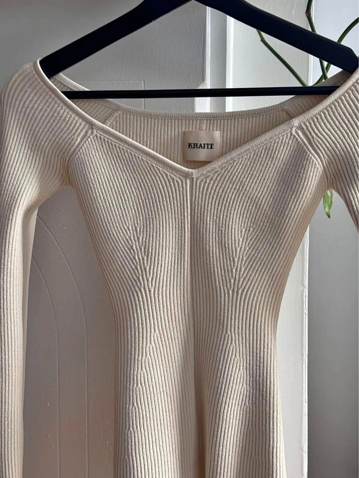 Khaite ribbed top XS