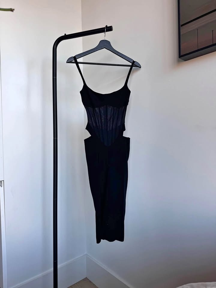 Mugler corset dress.