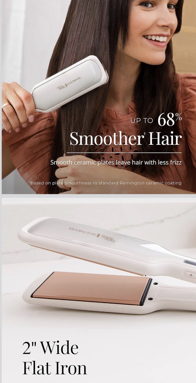 New Remington Shine Therapy Flat Iron - photo 3