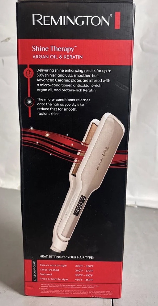 New Remington Shine Therapy Flat Iron - photo 5