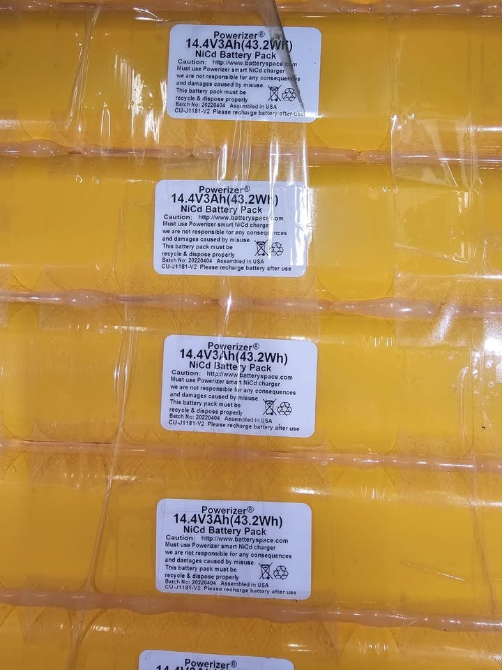 Powerizer NiCd Industrial Batteries 14.4V 3Ah - 2022 - photo 4