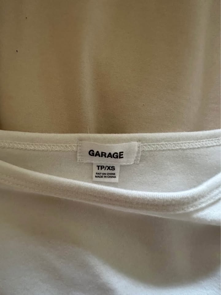 Garage cropped long sleeve top - photo 2