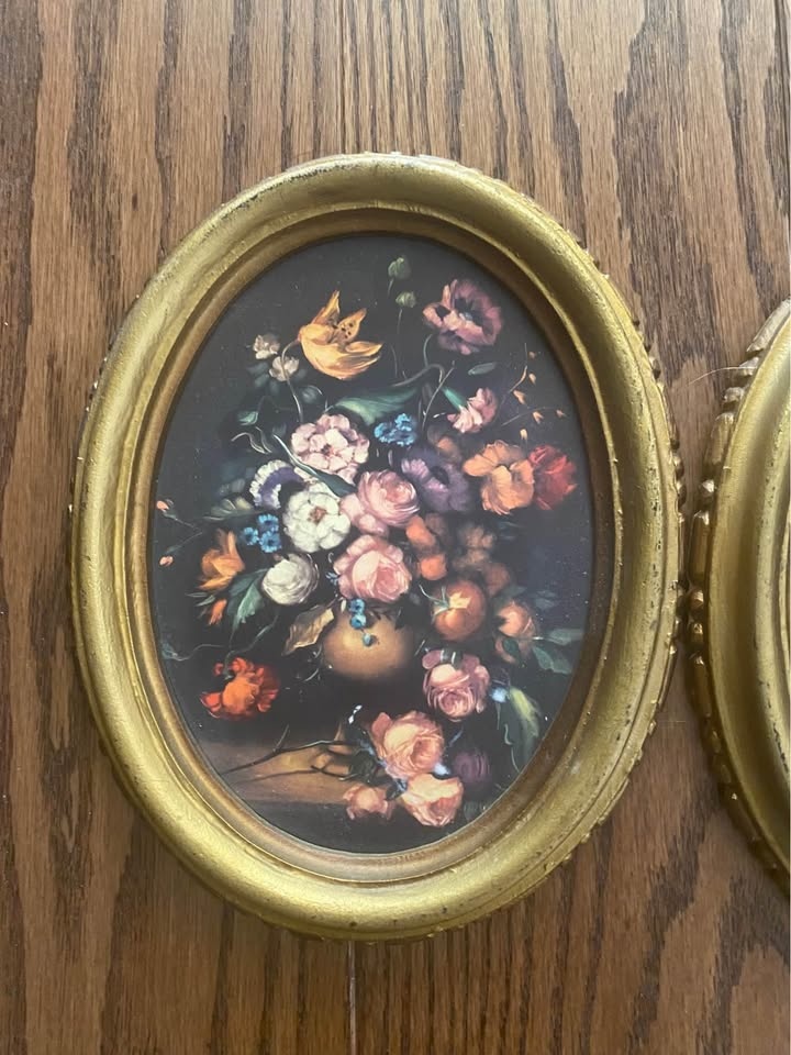 Floral print with frame - photo 2