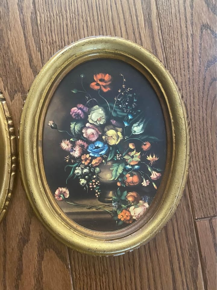 Floral print with frame - photo 3