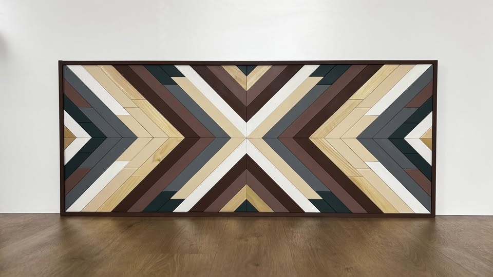 Handmade Wood Mosaic Wall Art - photo 2