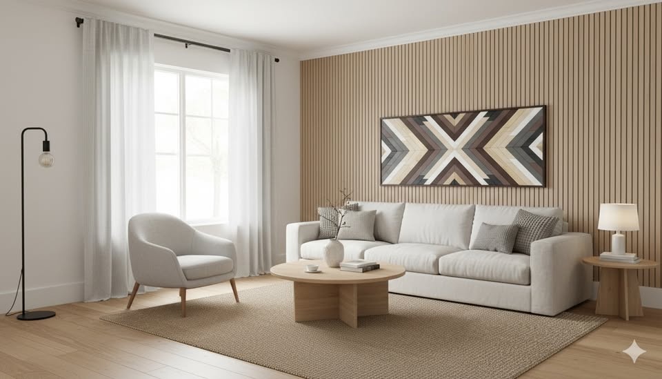 Handmade Wood Mosaic Wall Art - photo 4