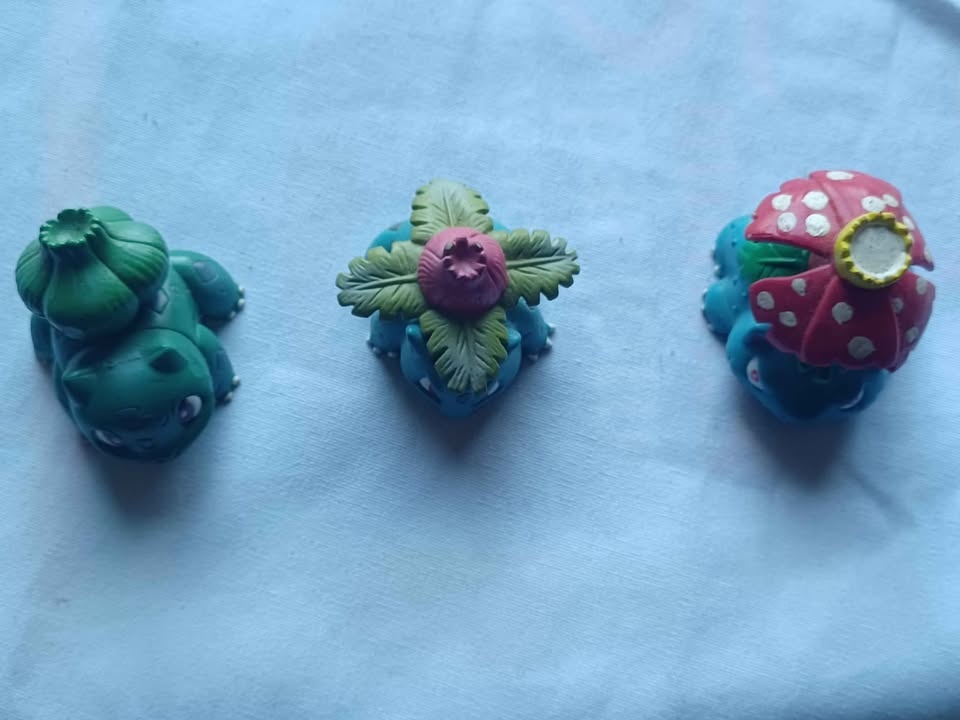 Vintage 1998 Tomy complete Bulbasaur, Ivysaur, Venusaur - photo 2