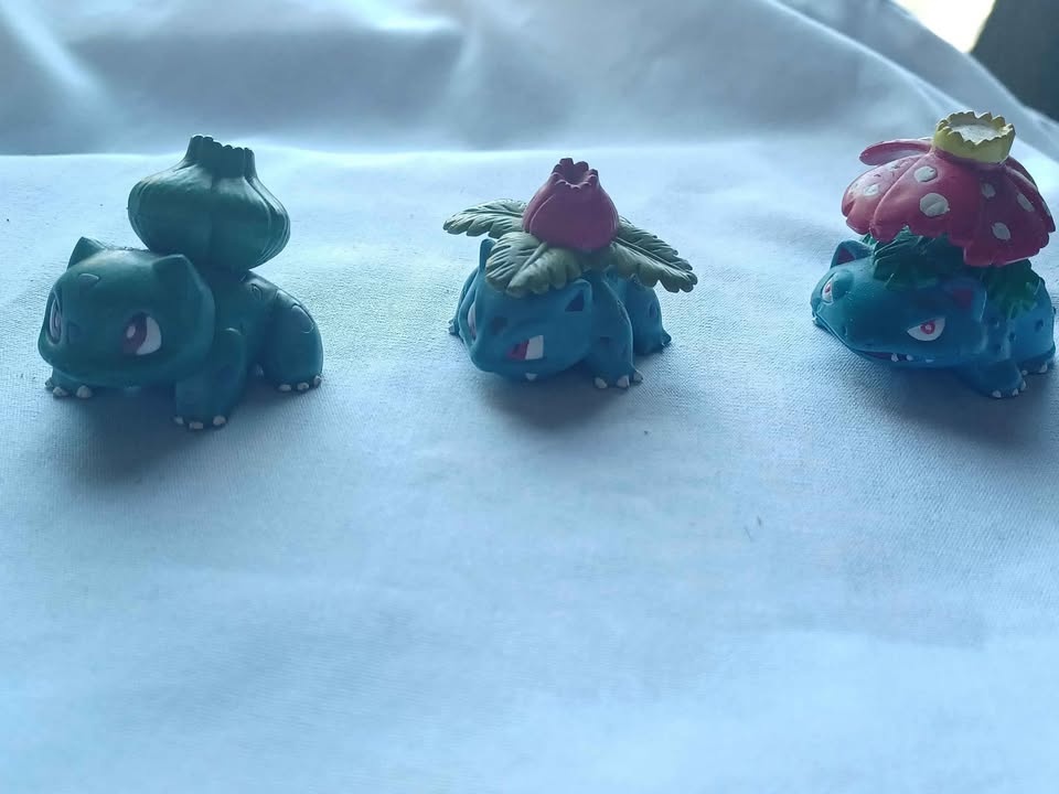 Vintage 1998 Tomy complete Bulbasaur, Ivysaur, Venusaur - photo 5