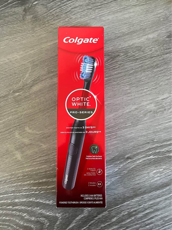 Colgate Optic White Pro Series Sonic Toothbrush, Black - photo 3