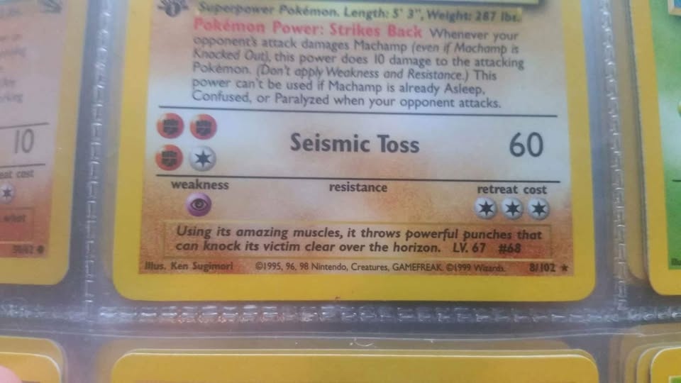 Super rare base set 1999 Machamp 1st edition - photo 4