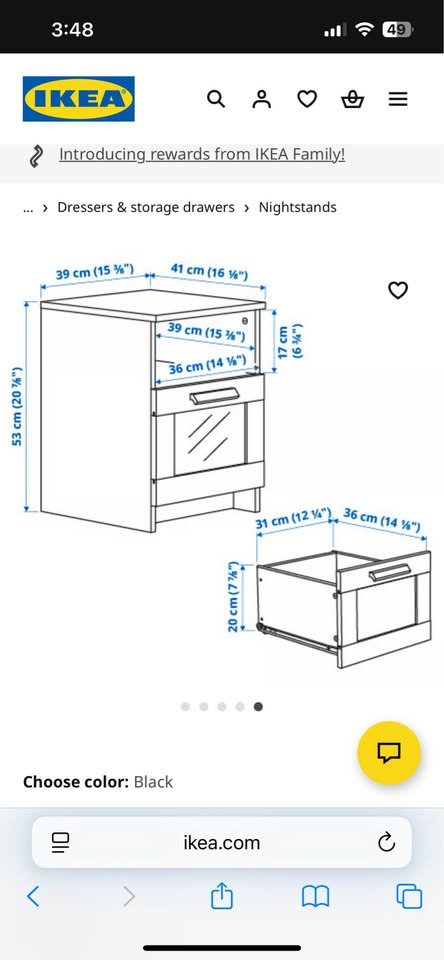Ikea Nightstand - photo 3