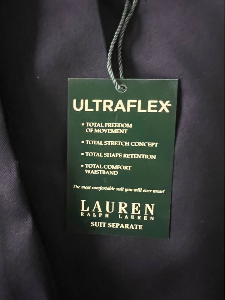 NWT Ralph Lauren UltraFlex 100% Wool Dress Pants - Size 38W x 32 - photo 2