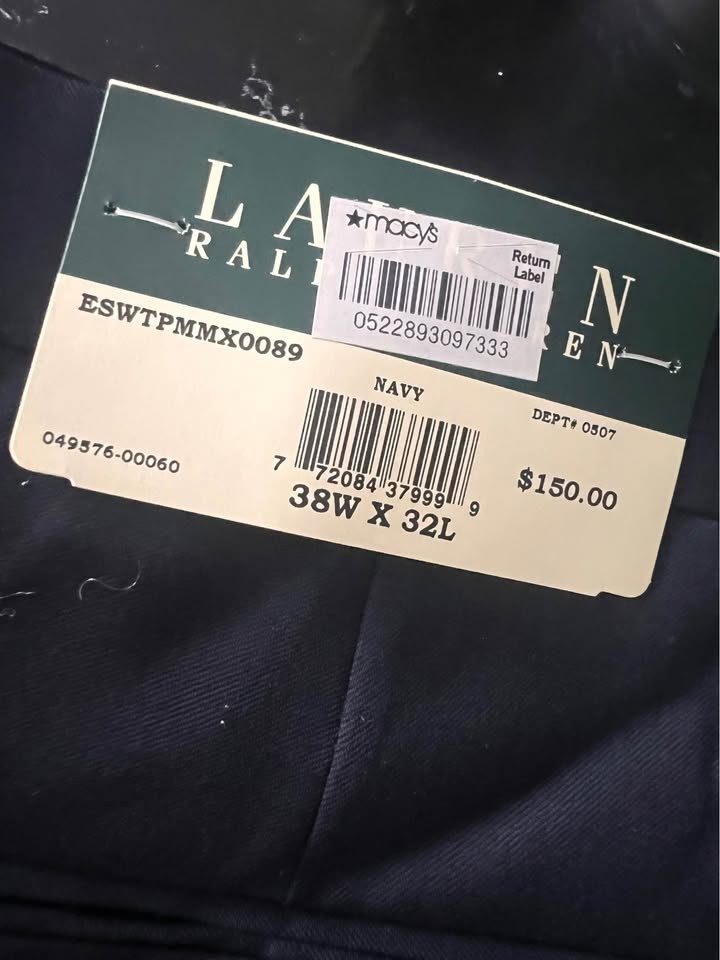 NWT Ralph Lauren UltraFlex 100% Wool Dress Pants - Size 38W x 32 - photo 4