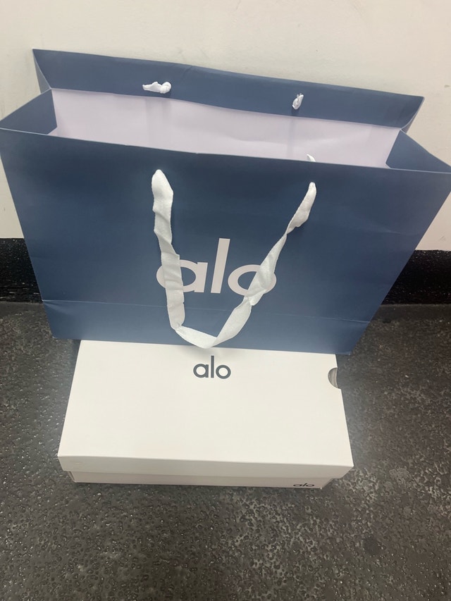 ALO Yoga Tote Bag box empty