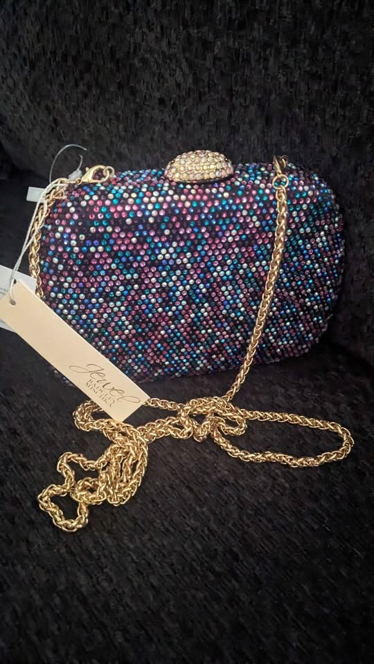 Badgley Mischka JEWEL Evening Handbag NEW! - photo 3