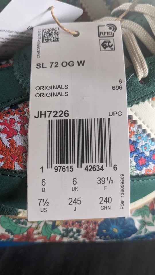 Adidas Liberty of London Women's Sneakers US 71/2 New Collegiate - photo 5