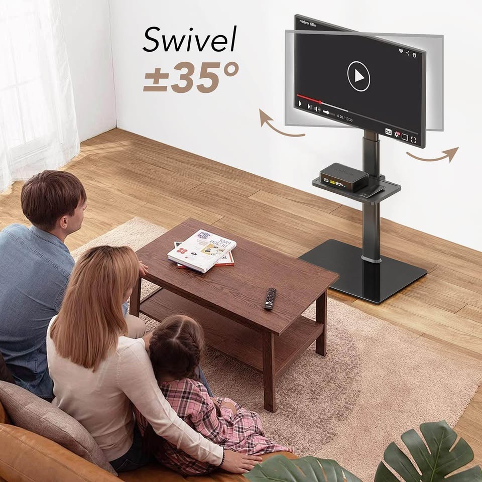 Universal Floor TV Stand with Mount 65 inch LCD, LED OLED tv - photo 2
