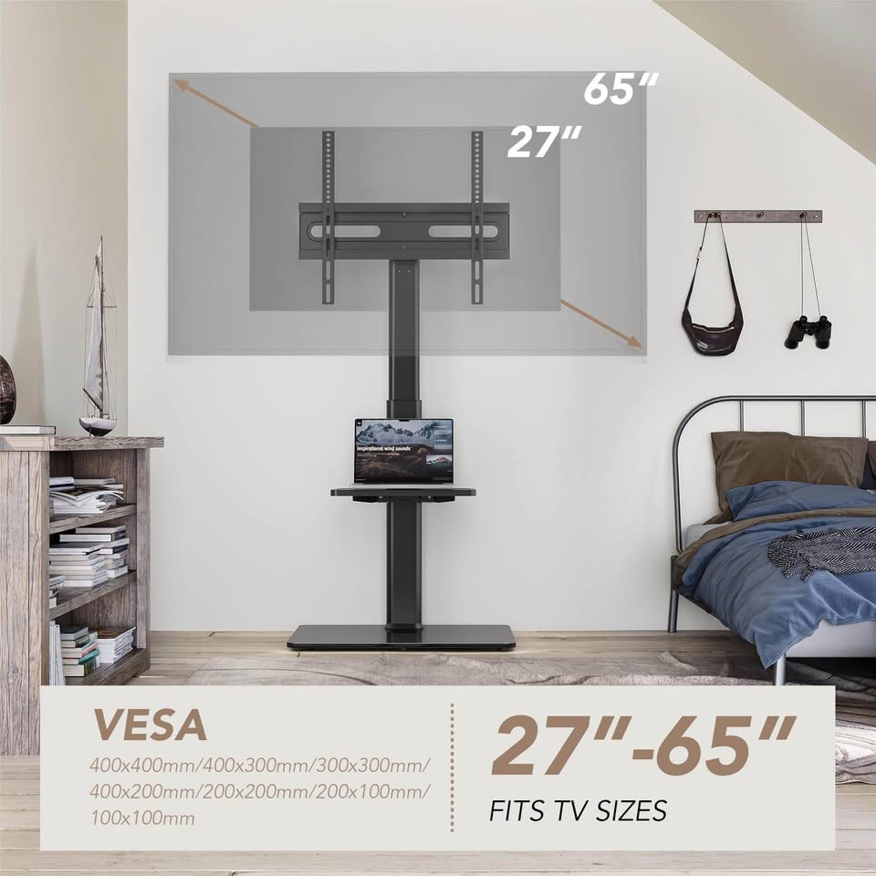 Universal Floor TV Stand with Mount 65 inch LCD, LED OLED tv - photo 4