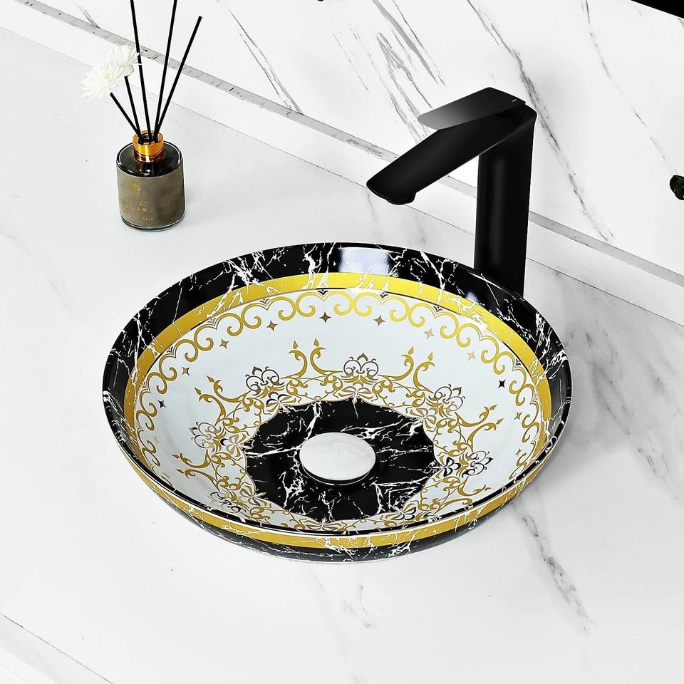 Tysun Round Vessel Countertop Bathroom Sink