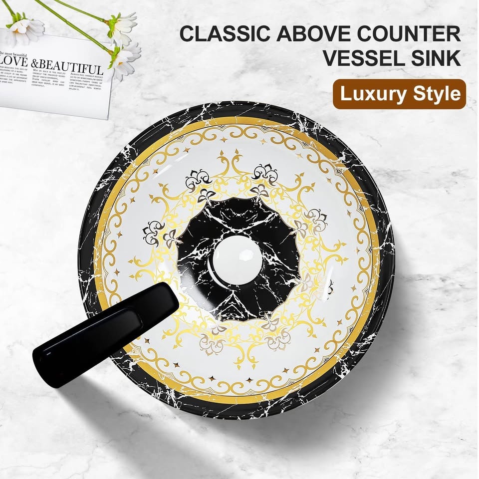 Tysun Round Vessel Countertop Bathroom Sink - photo 4