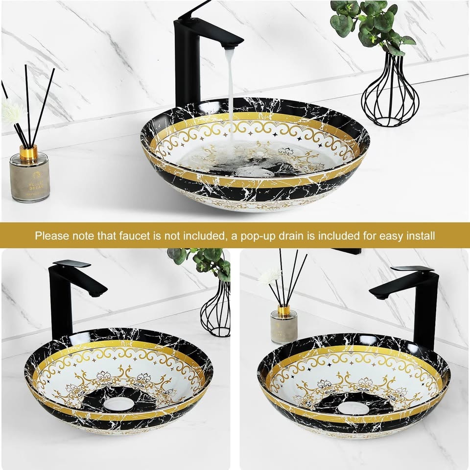 Tysun Round Vessel Countertop Bathroom Sink - photo 5