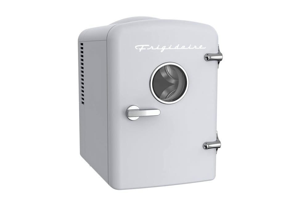 Frigidaire White, Mini Portable Fridge, 4 Litres