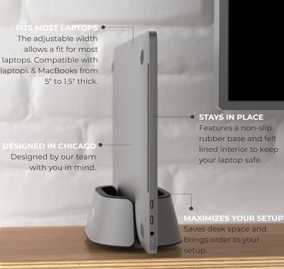 Humancentric Vertical Laptop Stand - photo 5