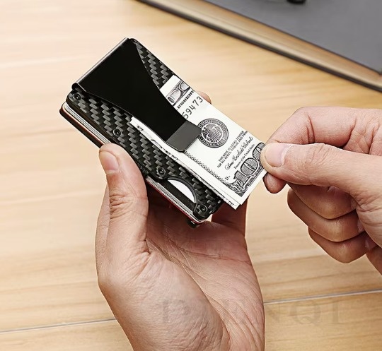 Slim Wallet For Men - Front Pocket RFID Blocking - photo 2