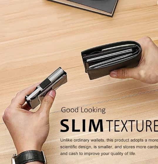 Slim Wallet For Men - Front Pocket RFID Blocking - photo 5