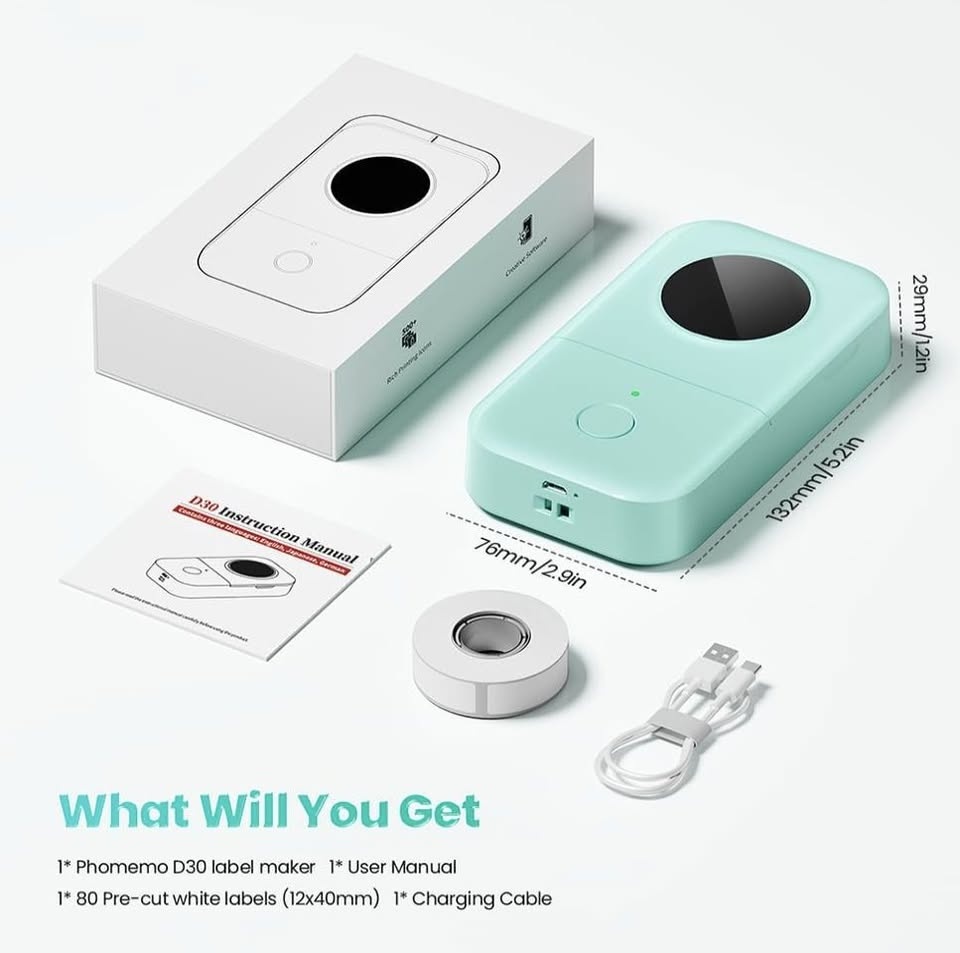 Label Maker Machine with Tape - Brand New - photo 2