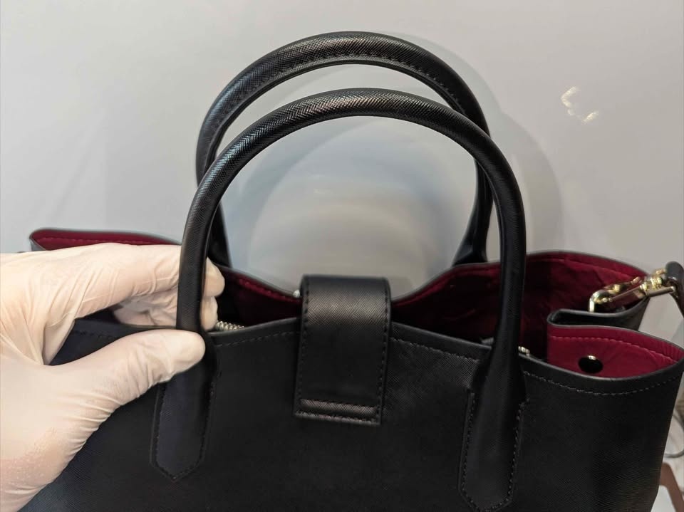 Mango Saffiano-Effect Structured Shopper Tote - photo 3