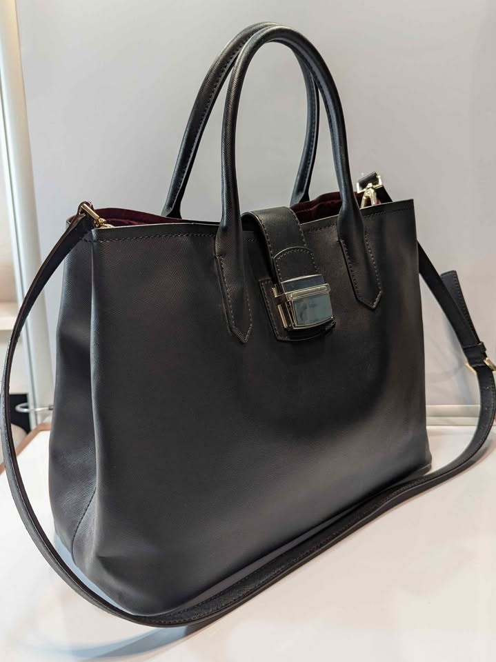 Mango Saffiano-Effect Structured Shopper Tote - photo 4