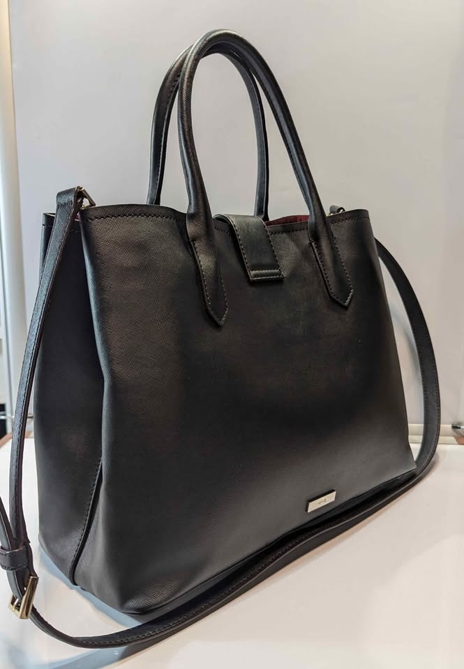 Mango Saffiano-Effect Structured Shopper Tote - photo 5