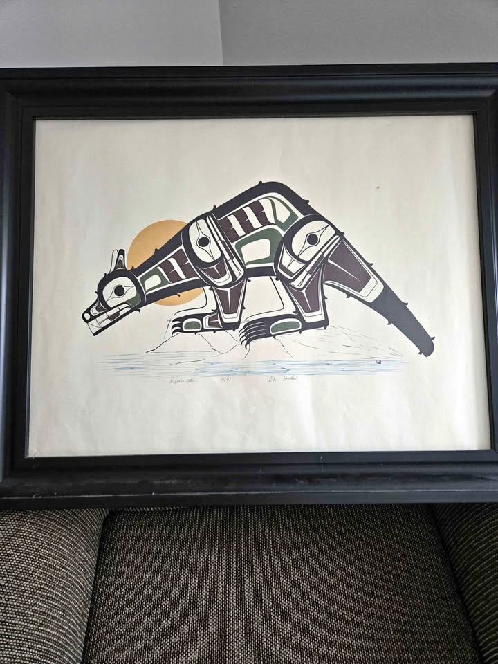 "River Otter" Pacific Northwest Coast Indigenous artist print