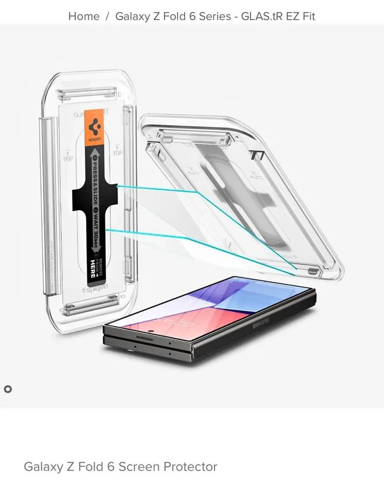 Galaxy Z fold 6 screen protector thumbnail