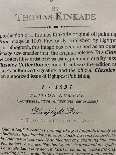 Lamplight Lane Classic Collection image 1997 open edition - photo 4