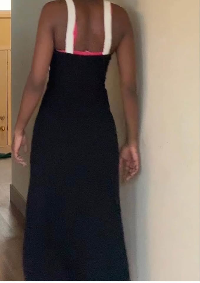 Linen like Black dress - photo 4