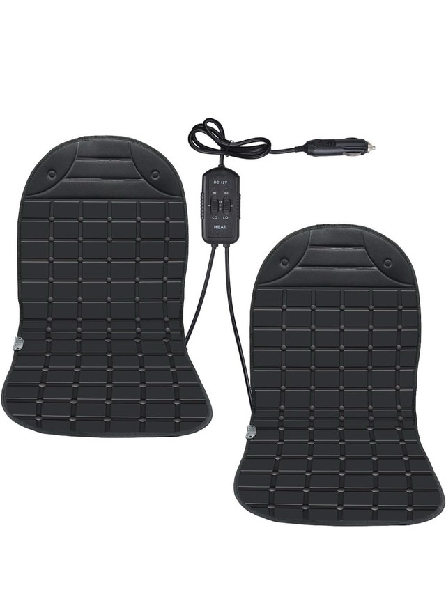 universal 12V heated car seat cushions for driver and passenger