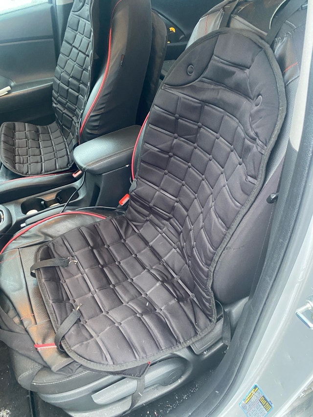 universal 12V heated car seat cushions for driver and passenger - photo 5