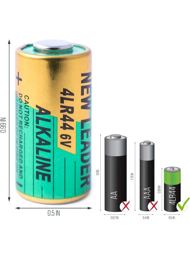 10-pack 6V Alkaline Battery 4LR44 - photo 3