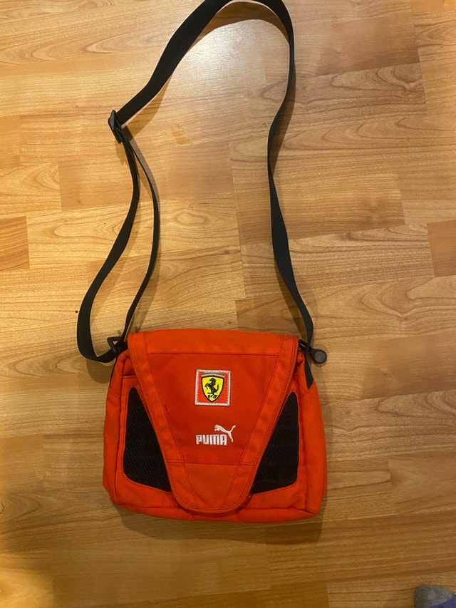 Ferrari Large Messenger Crossbody Bag