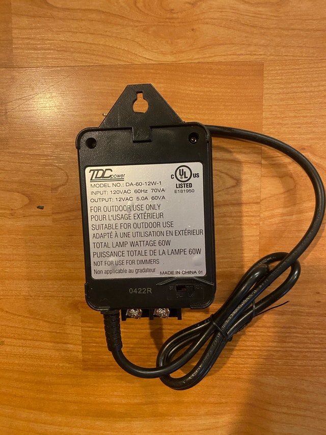 TDC Power DA-60-12W-1 Outdoor Low Voltage Transformer - photo 2