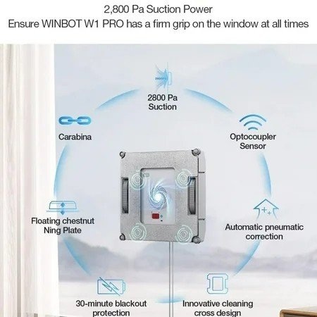 Brand new ECOVACS Winbot W1 Pro Window Cleaning Robot - photo 4